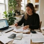 Express Entry ITA holder checking e-APR documents at a kitchen table before November 3, 2026