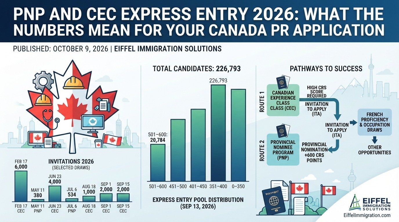 PNP and CEC Express Entry 2026: What the Numbers Mean for Your Canada PR Application